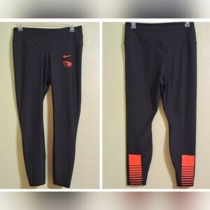Nike | Dri-Fit OSU Beavers Women's XXL Black & Orange Leggings NWOT